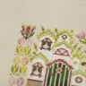 Printed embroidery chart “Snail Houses. Tulips”