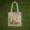“Fairy and Foxes” Linen Shopping Bag 