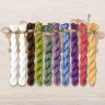 Set of OwlForest Hand-Dyed Threads for the “Breath of Spring” (Thread Trade n.a. Kirov) 