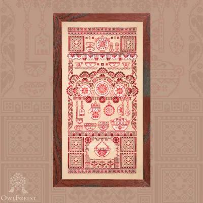 Printed embroidery chart “Kitchen Corner”