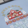 Digital embroidery chart “A Little House at the North Pole”