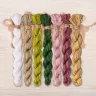 Set of OwlForest Hand-Dyed Threads for the “Snail Houses. Tulips” Chart (DMC)