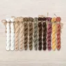 Set of OwlForest Hand-Dyed Threads for the “Light Sampler” Chart (Thread Trade n.a. Kirov)
