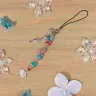 Scissor Fob “Southern Seas Beauty” Silver Metal Color Fittings