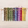 Set of OwlForest Hand-Dyed Threads for the “Wild Grasses. Bumblebee” Chart (Thread Trade n.a. Kirov)