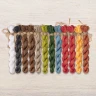 Set of OwlForest Hand-Dyed Threads for the “Owl Labor Day” (DMC) 