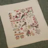 Printed embroidery chart “Redpolls”