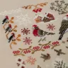 Printed embroidery chart “Redpolls”