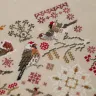 Printed embroidery chart “Redpolls”