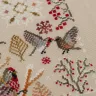Printed embroidery chart “Redpolls”