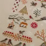 Printed embroidery chart “Redpolls”