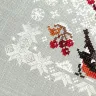 Embroidery kit “Snow Cat”