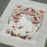Embroidery kit “Snow Cat”