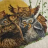 “Owl Parliament” Linen Shopping Bag 