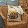 “Owl Parliament” Linen Shopping Bag 