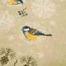 Printed embroidery chart “Snowflake Titmice”
