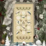 Printed embroidery chart “Snowflake Titmice”