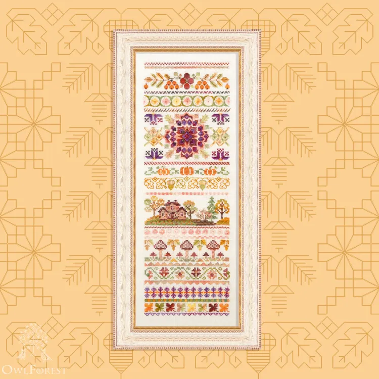 Printed embroidery chart “Color of the Autumn”