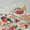Printed embroidery chart “Snow Cat”
