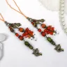 Scissor Fob “Fox Forest” Bronzy Metal Color Fittings