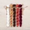 Set of OwlForest Hand-Dyed Threads for the “Winter Scenes. Park” Chart (Thread Trade n.a. Kirov)