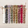 Set of OwlForest Hand-Dyed Threads for the “Redpolls” Chart (Thread Trade n.a. Kirov)