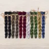 Set of OwlForest Hand-Dyed Threads for the “Magpie's Porridge” Chart (Thread Trade n.a. Kirov)