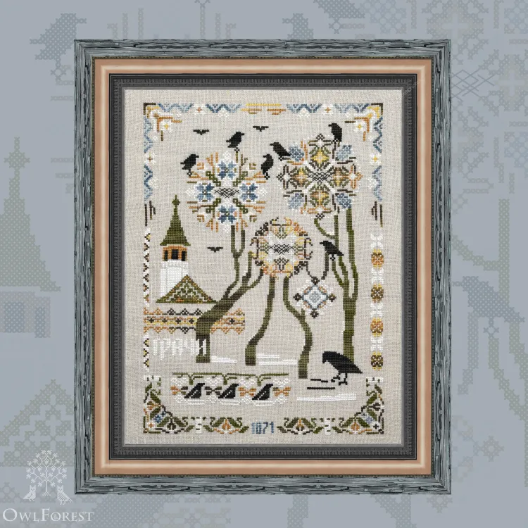 Embroidery kit “Rooks”