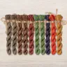 Set of OwlForest Hand-Dyed Threads for the “Forest Alphabet” Chart (DMC)