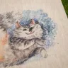“Cattus” Linen Shopping Bag 