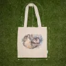 “Cattus” Linen Shopping Bag 
