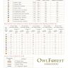 Printed embroidery chart “Dancing Butterflies”
