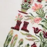 Printed embroidery chart “Tulip Tree”