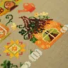 Embroidery kit “Pumpkin Houses”