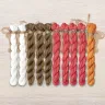 Set of OwlForest Hand-Dyed Threads for the “Belarusian Motifs. Storks” Chart (Thread Trade n.a. Kirov)