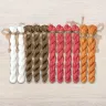 Set of OwlForest Hand-Dyed Threads for the “Belarusian Motifs. Storks” Chart (Thread Trade n.a. Kirov)