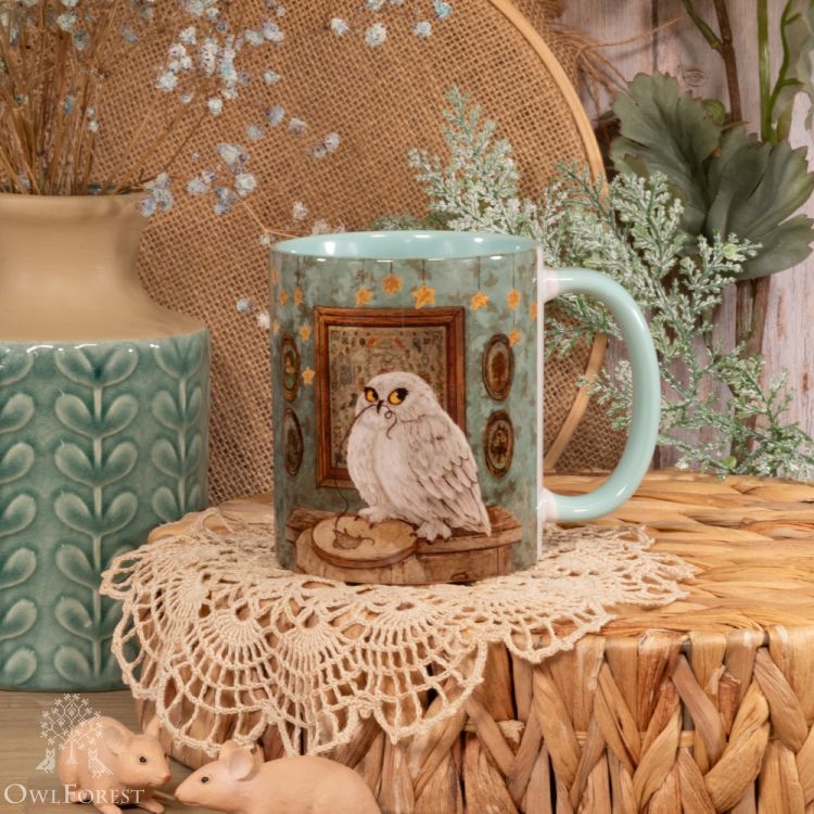 “Winged Embroideress” Mug