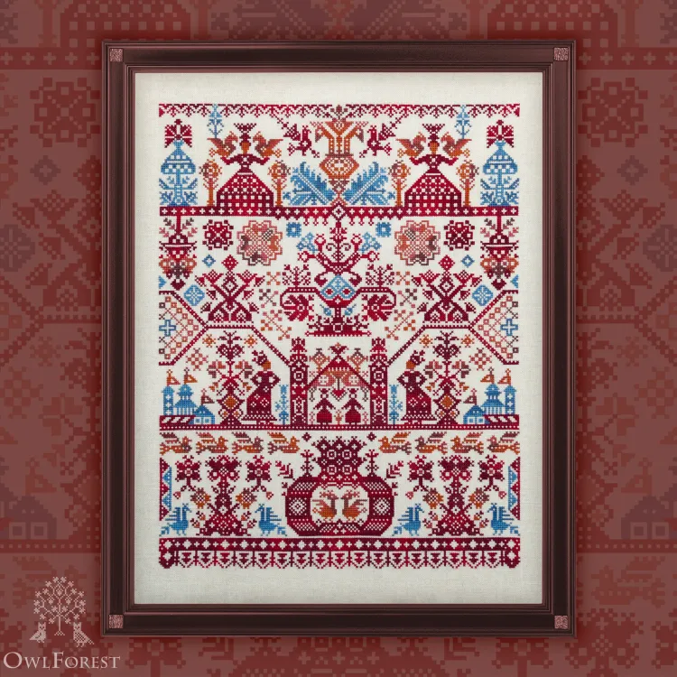 Digital embroidery chart “Northern Land”