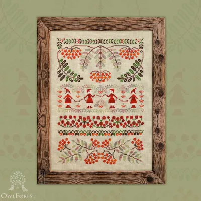 Digital embroidery chart “Ashberry Beads”