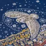 Embroidery kit “Winter Bringing Owl”