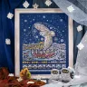 Embroidery kit “Winter Bringing Owl”