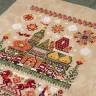 Printed embroidery chart “Russian Terem”