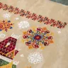Printed embroidery chart “Russian Terem”