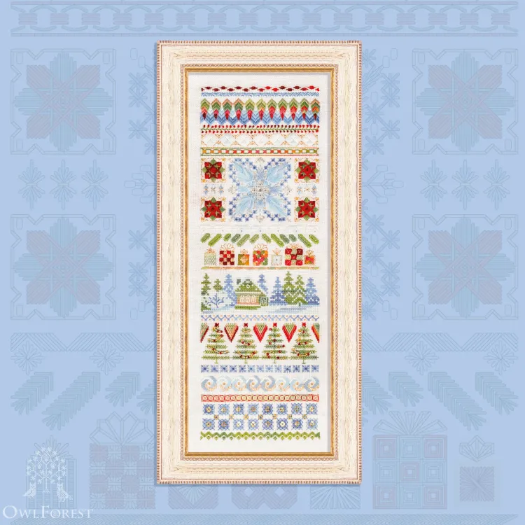 Printed embroidery chart “Color of the Winters”