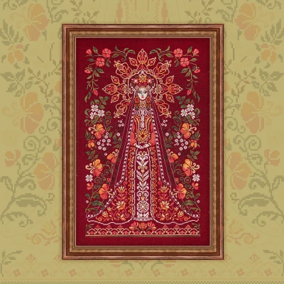 Digital embroidery chart “Summer in Bloom”