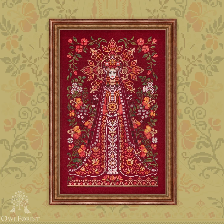 Digital embroidery chart “Summer in Bloom”