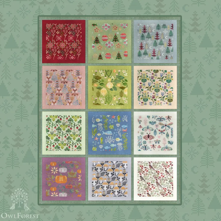 Digital embroidery chart “Cross Stitch Jointless Patterns”