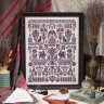Digital embroidery chart “Royal Peacocks”