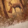 “Forest Deer” Linen Shopping Bag 