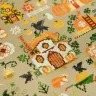 Digital embroidery chart “Pumpkin Houses”